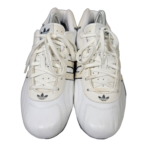 Adidas Racing Team Good Year Vintage Black White Mens Sz 8.5 Driving Race SB0 - Picture 8 of 9